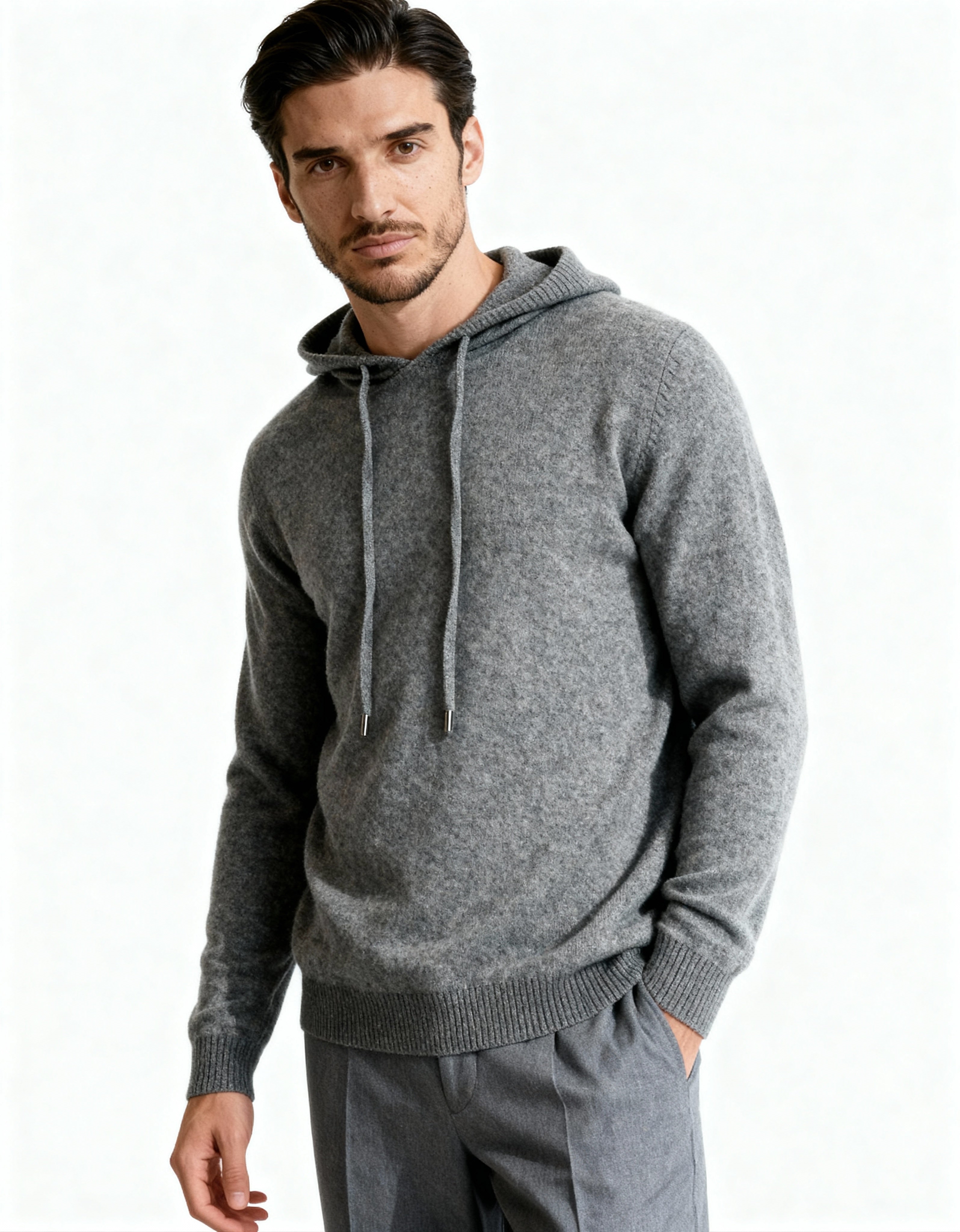 100% Cashmere Hoodie